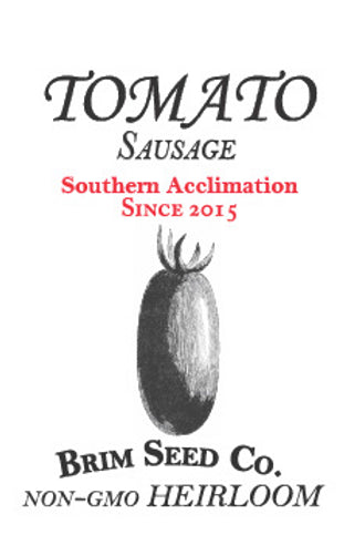 Brim Seed Co. - Southern Acclimated Sausage Tomato Heirloom Seed