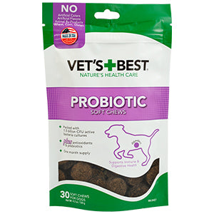 Vet's Best - 30ct Probiotic Soft Chew for Dogs