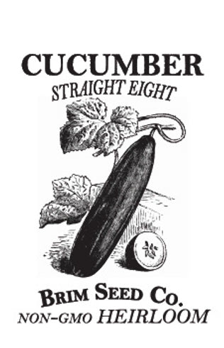 Brim Seed Co. - Straight 8 Cucumber Heirloom Seed