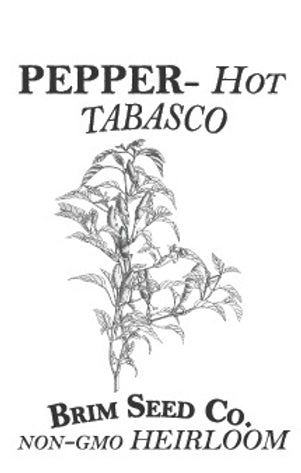 Brim Seed Co. - Hot Tabasco Pepper Heirloom Seed