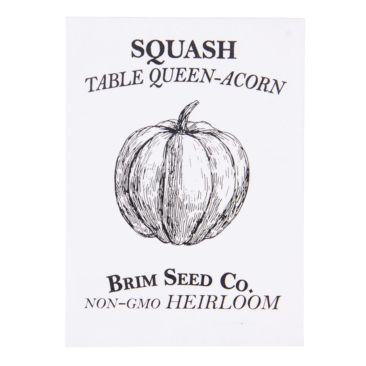 Brim Seed Co. - Winter Table Queen Acorn Squash Heirloom Seed