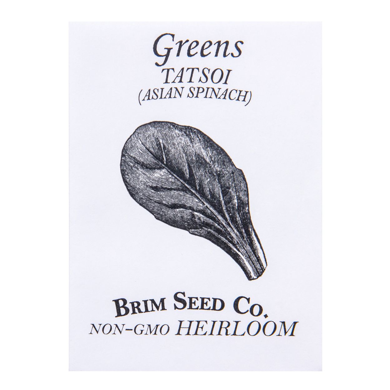 Brim Seed Co. - Tatsoi Asian Spinach Greens Heirloom Seed
