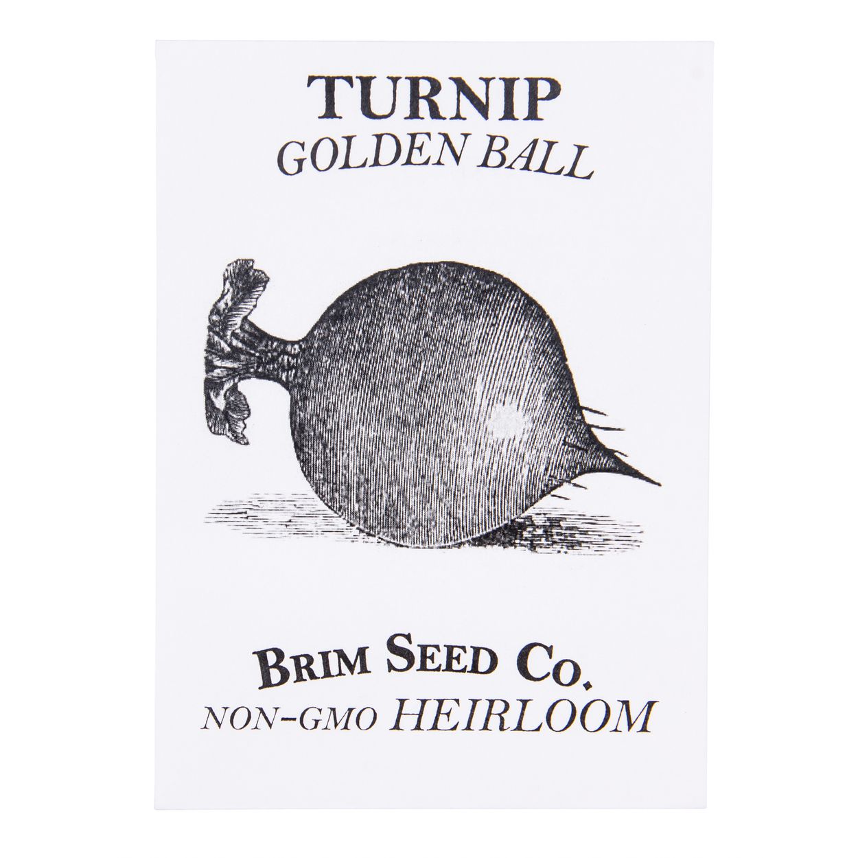 Brim Seed Co. - Golden Ball Turnip Heirloom Seed