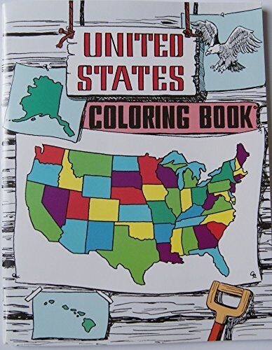 United States Coloring Book - by Daniel Zook