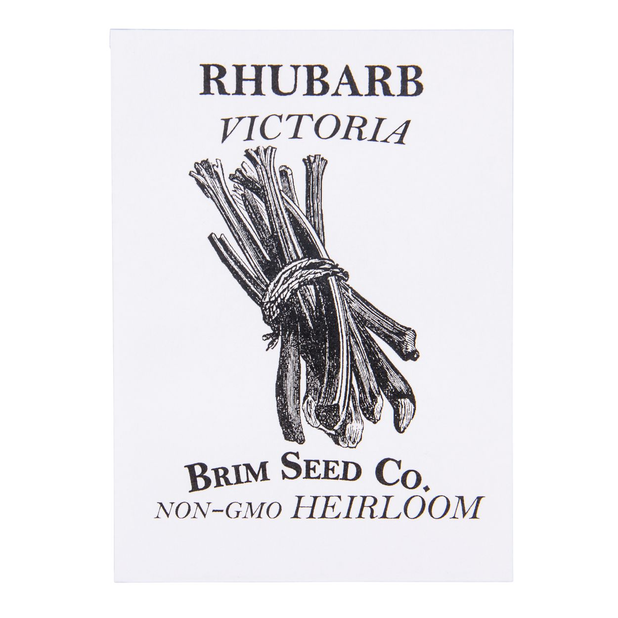 Brim Seed Co. - Victoria Rhubarb Heirloom Seed