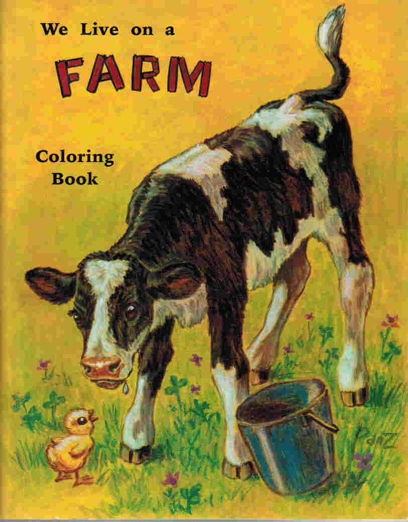 We Live on a Farm Coloring Book - by Daniel Zook