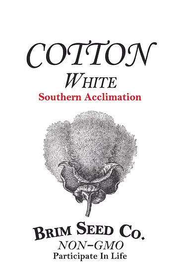Brim Seed Co. - Southern Acclimated White Cotton Seed