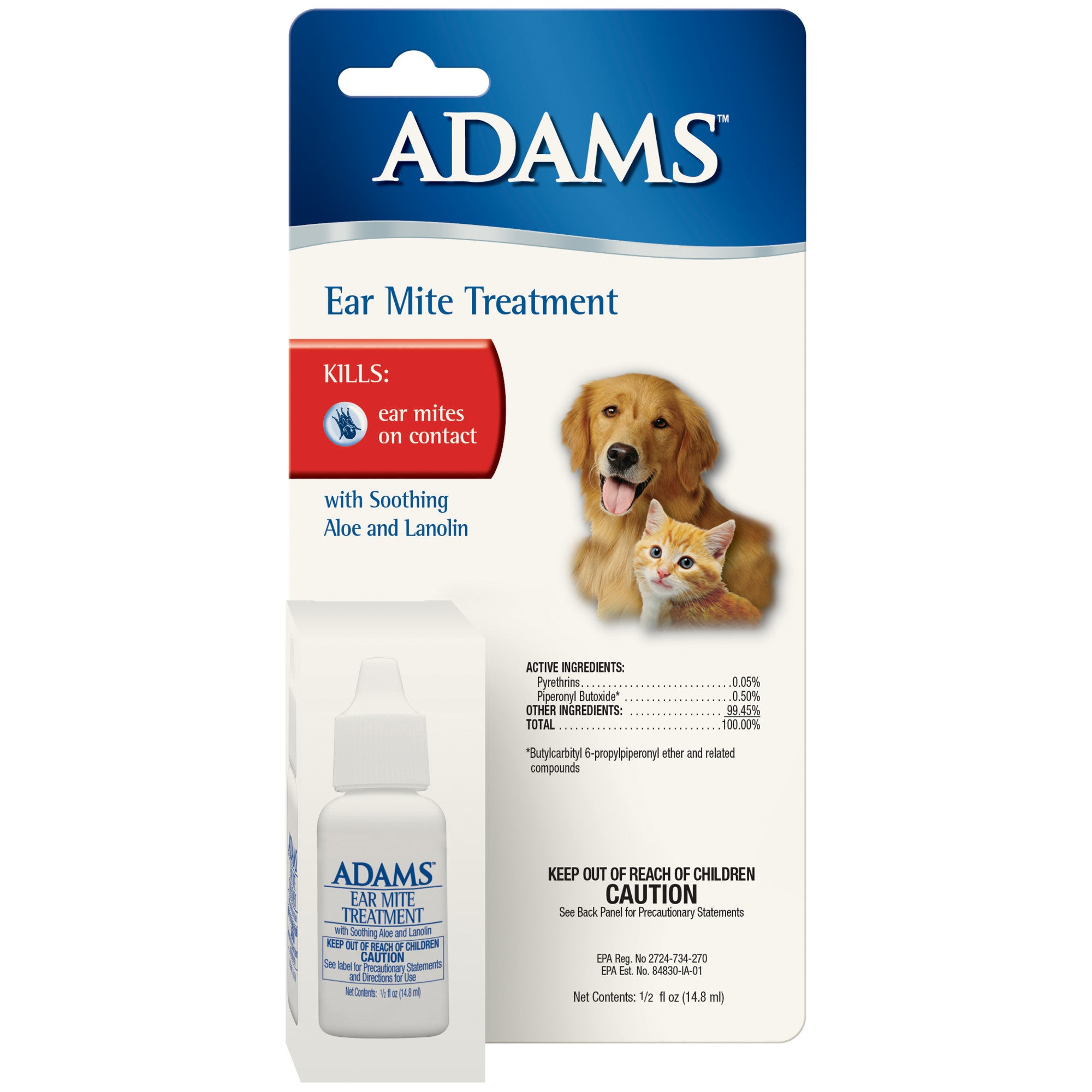 Adams - 0.5oz. Ear Mite Treatment
