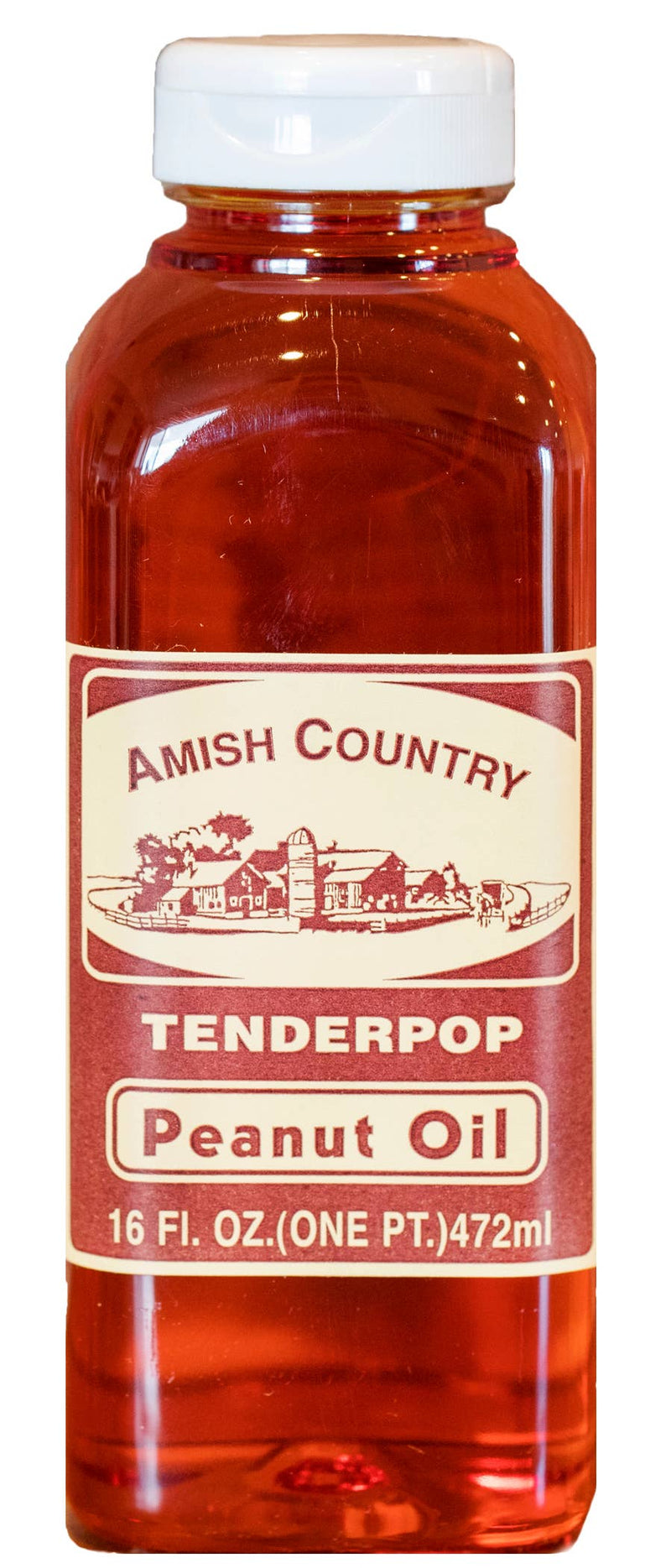 Amish Country Popcorn - 16oz. Bottle of Peanut Oil