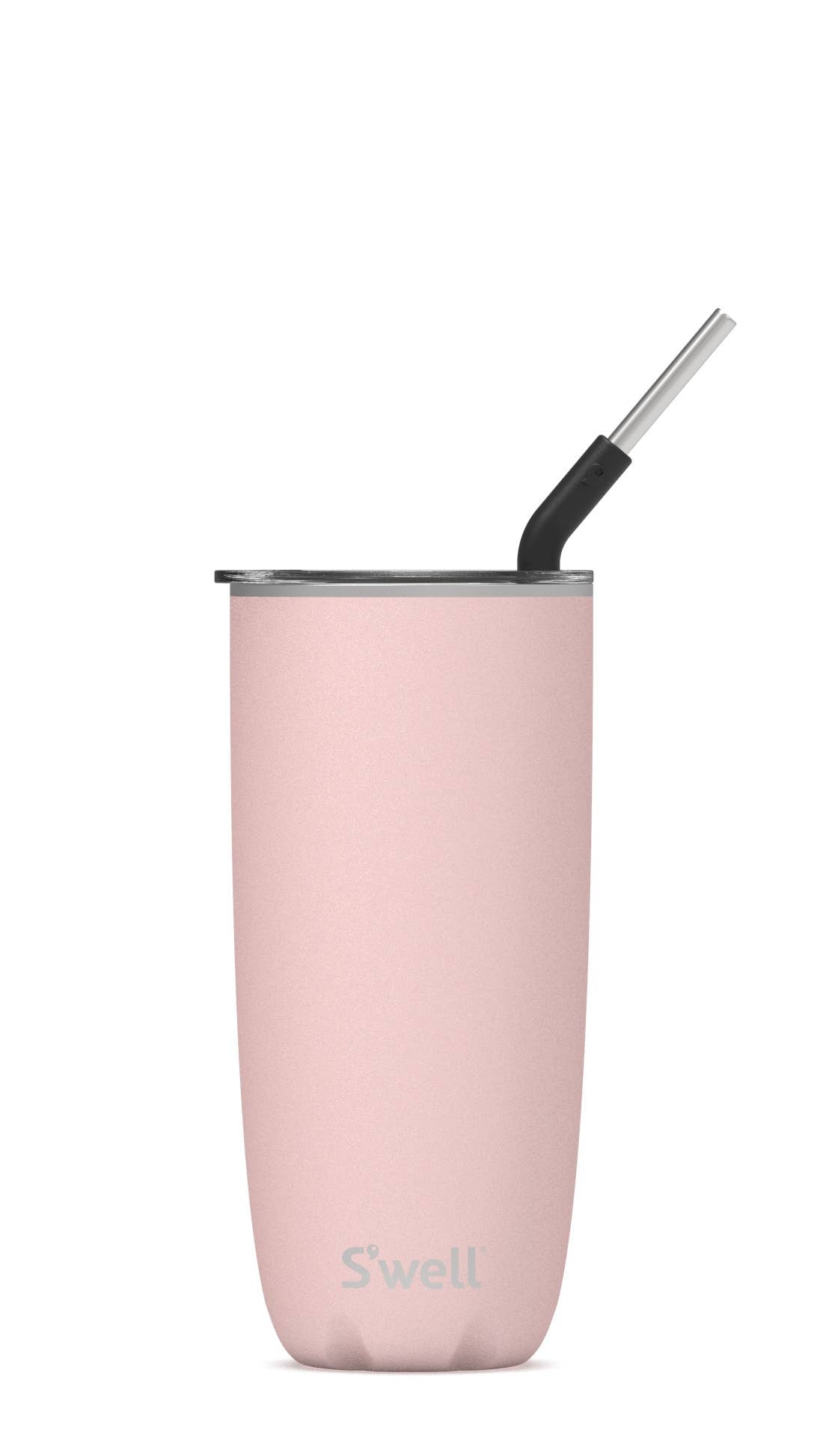 S'well - 24oz. Stainless Steel Pink Topaz Tumbler with Straw