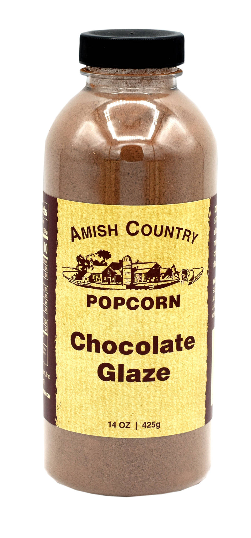 Amish Country Popcorn - 14 oz. Bottle of Chocolate Glaze