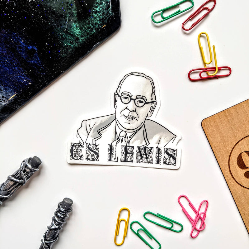 CLEARANCE - Literary Figures - C.S Lewis Sticker