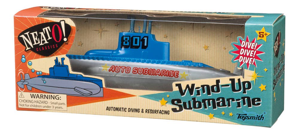 Neato! - Wind Up Diving Submarine
