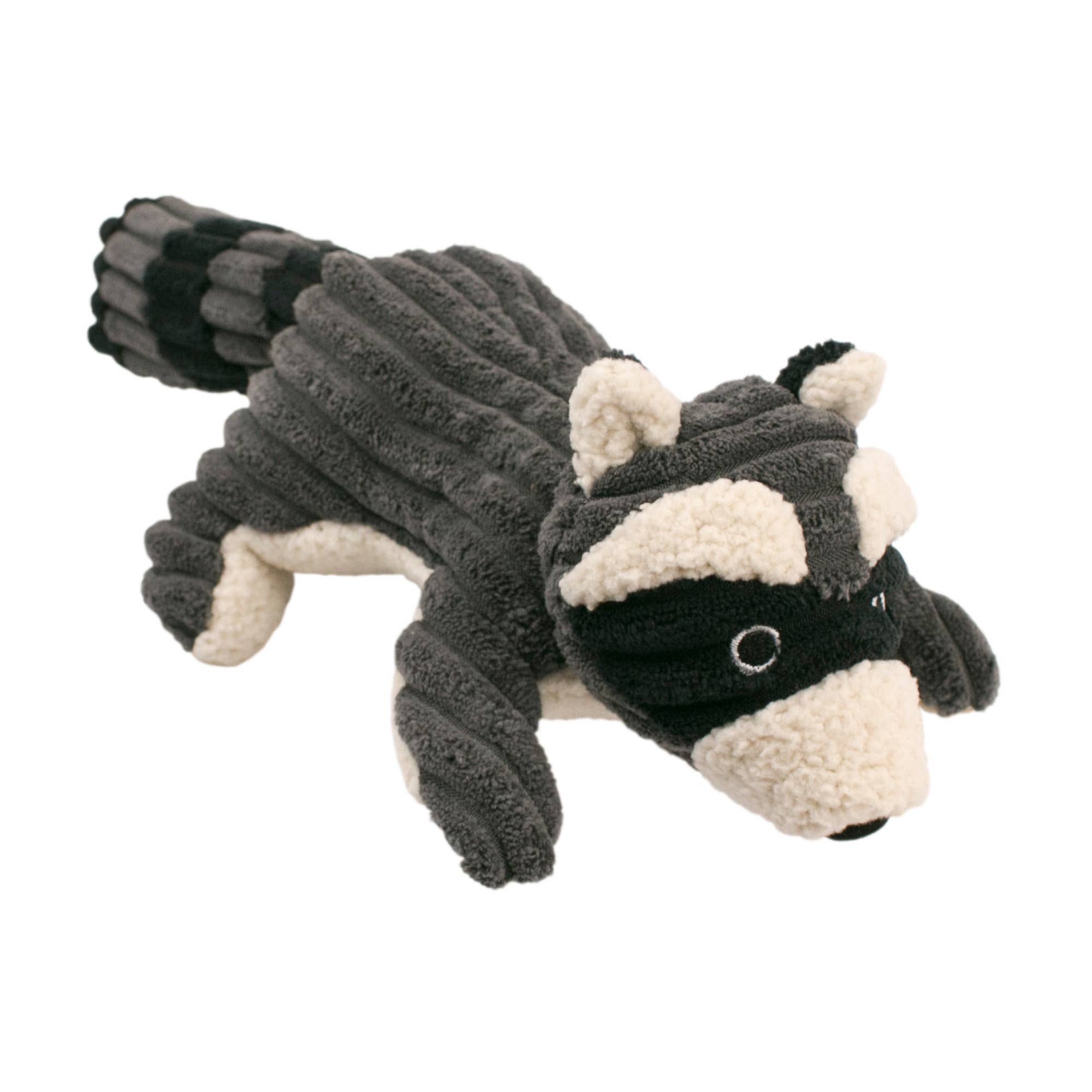 Tall Tails - 12" Plush Raccoon Squeaker Dog Toy