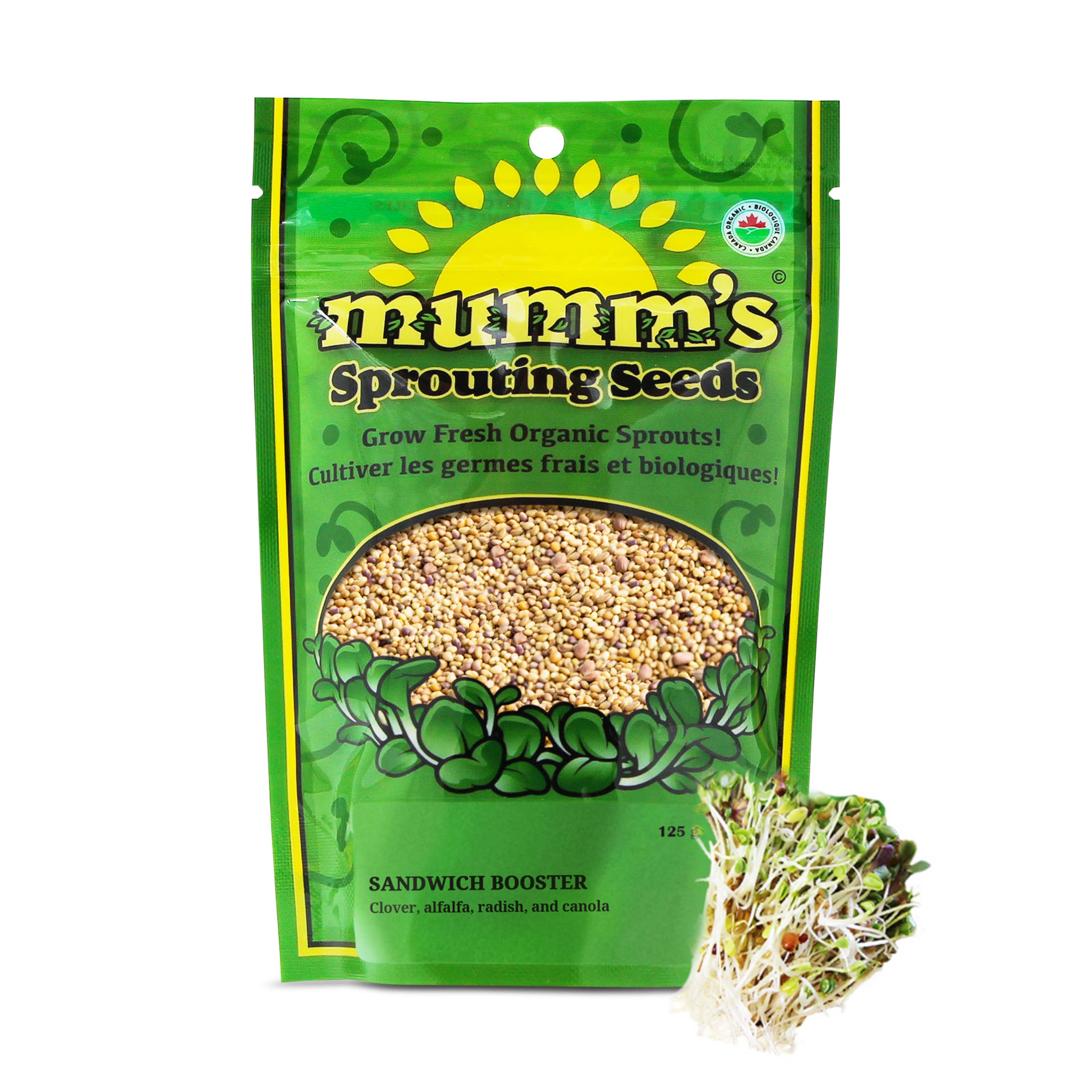 Mumm's - Sandwhich Booster Organic Sprouting Seeds
