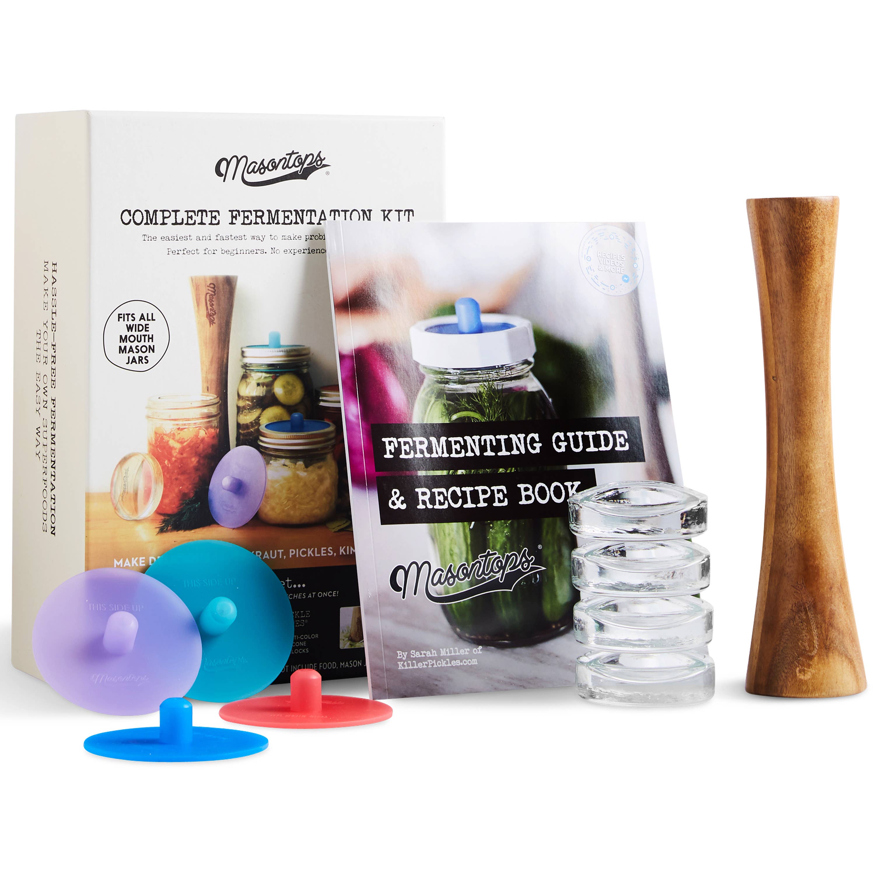 Masontops - Regular Mouth Complete Fermentation Kit for Mason Jars