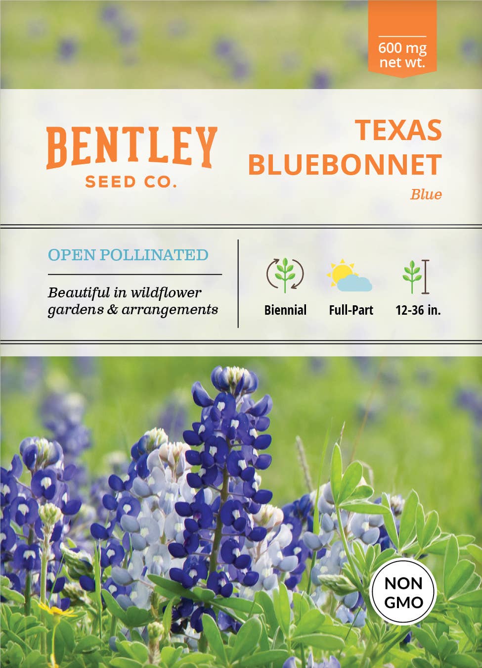 Bentley Seed Co. - Texas Bluebonnet Lupinus Texensis
