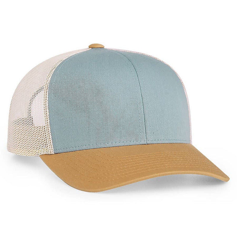 Smoke Blue & Gold- Cork Fish Forest Hat