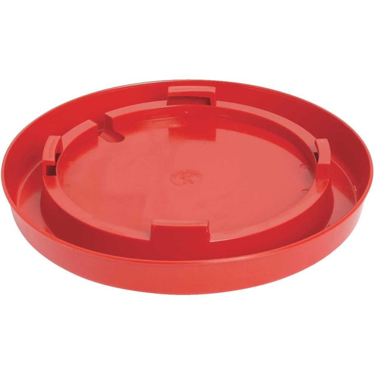 Little Giant - 1Gal Red Plastic Nesting Poultry Waterer Base