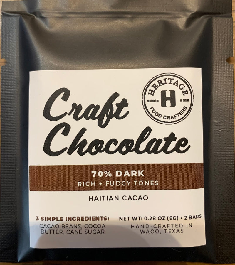 Heritage Food Crafters Chocolate 8g Bar