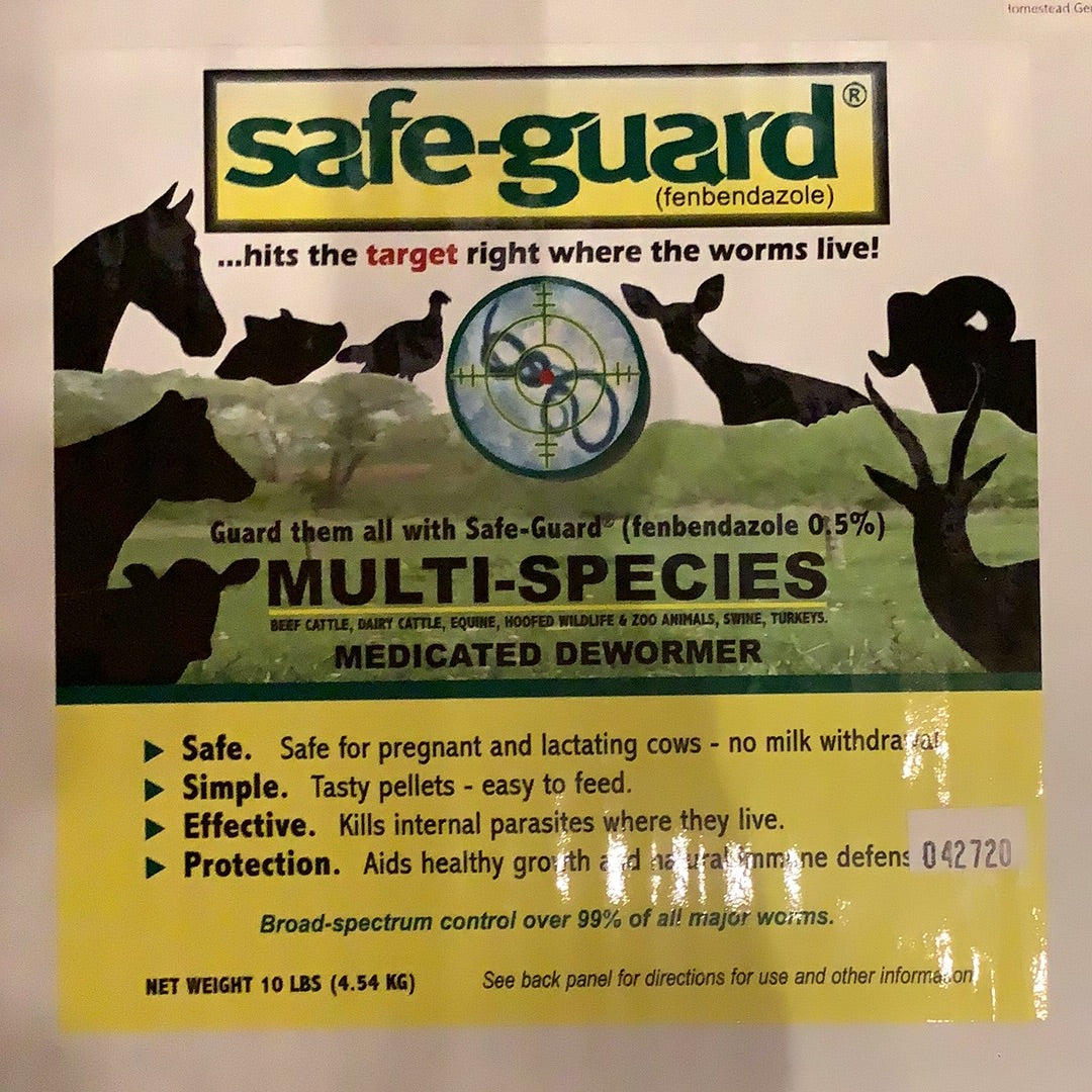 Safe Guard - 10lb. Multi-Species Medicated Wormer