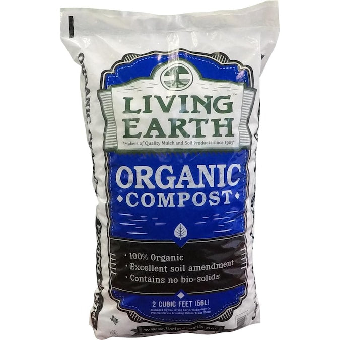 Living Earth - Organic Compost 2 Cf. Bag